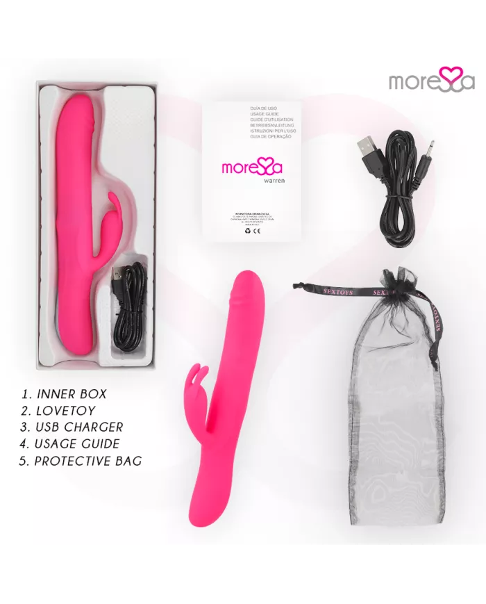 MORESSA - SILICONE RECHARGEABLE DE QUALITÉ SUPÉRIEURE WARREN