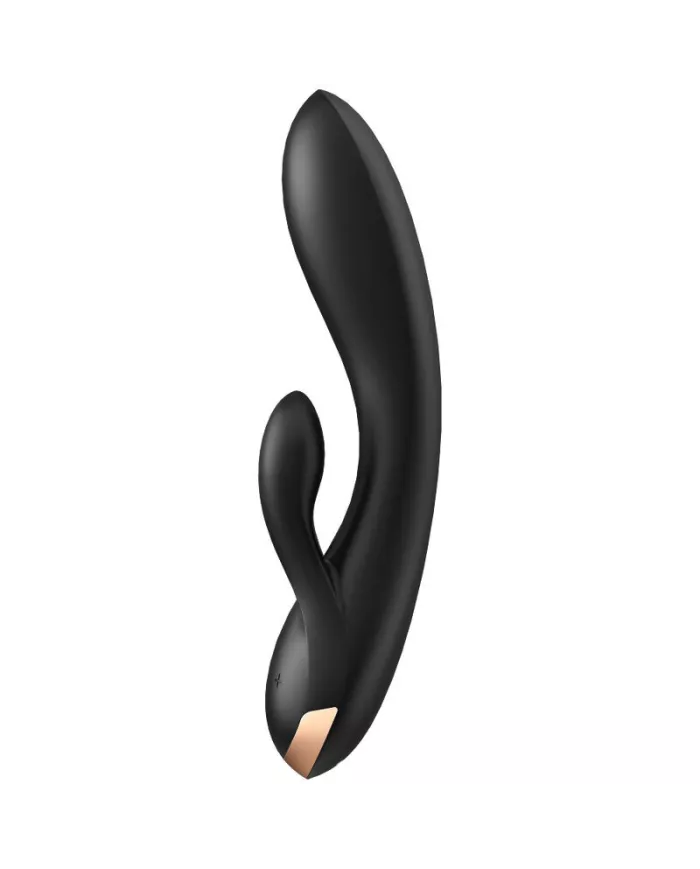 SATISFYER - APPLICATION VIBRATEUR DOUBLE FLEX NOIR SATISFYER - APPLICATION VIBRATEUR DOUBLE FLEX NOIR