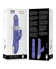 MR BOSS - VIBRATEUR ET ROTATEUR ARTURO COMPATIBLE AVEC LA TECHNOLOGIE SANS FIL WATCHME