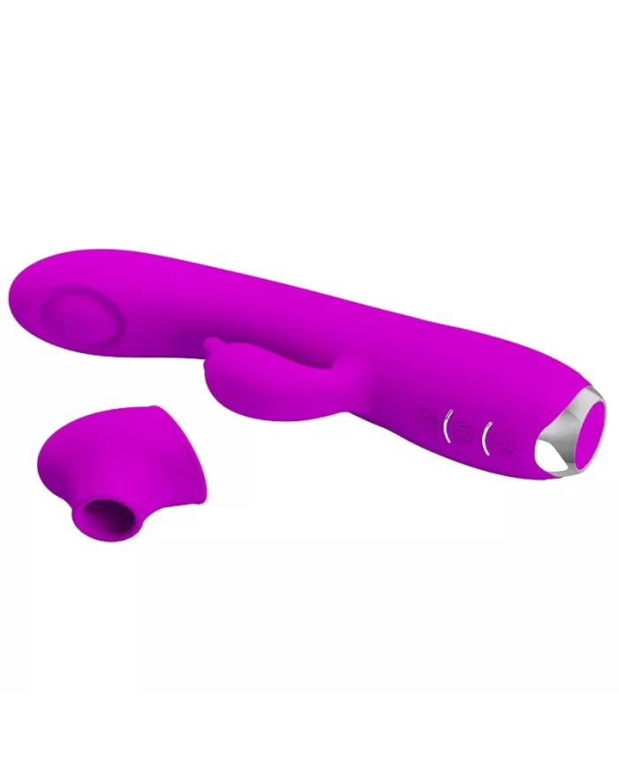 PRETTY LOVE - VIBRATEUR REGINA - ONDES STIMULANTES RECHARGEABLES VIOLET