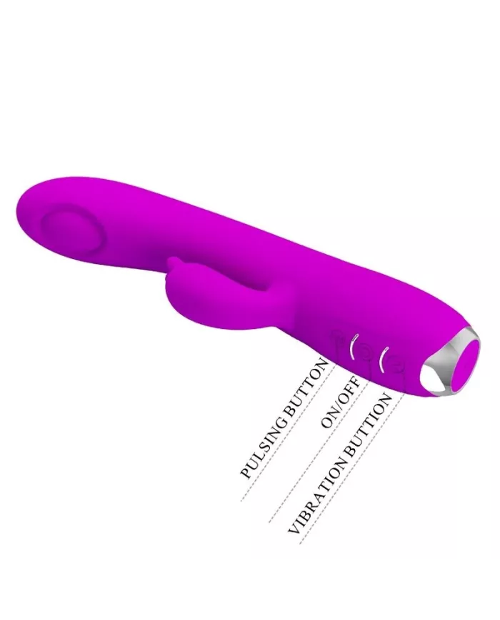 PRETTY LOVE - VIBRATEUR REGINA - ONDES STIMULANTES RECHARGEABLES VIOLET