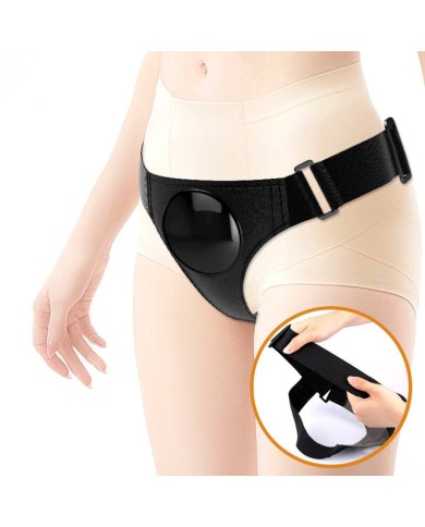 PRETTY LOVE - HARNAIS SLIPS HARNAIS UNIVERSEL AVEC GODE TOM 20 CM NATUREL
