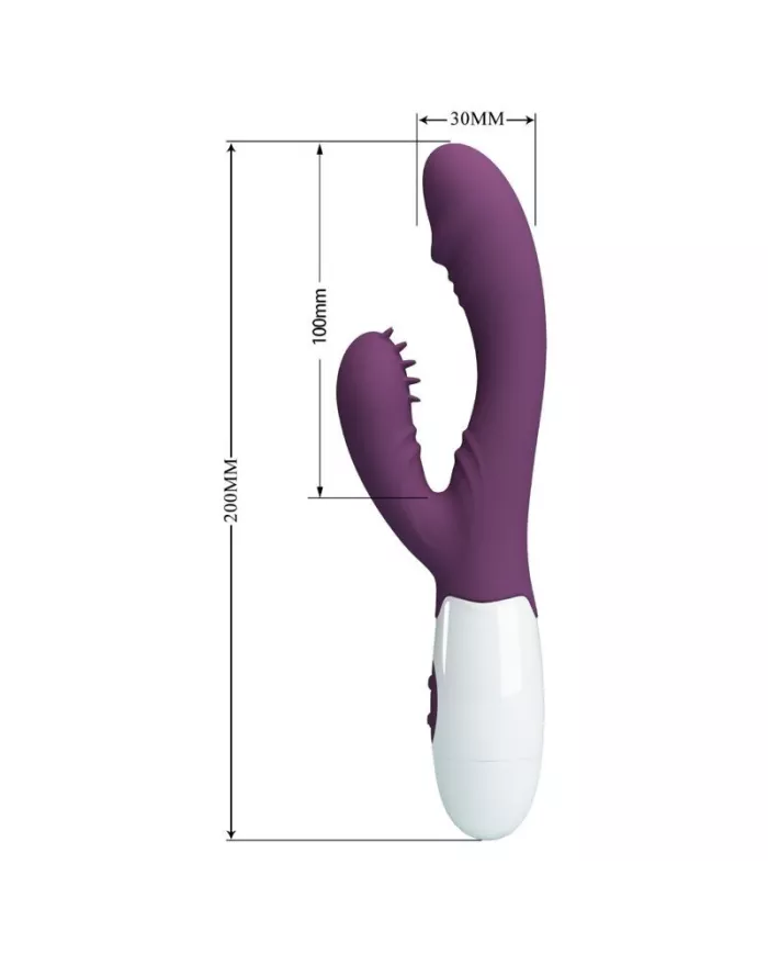 PRETTY LOVE - ANDRE VIBRATEUR RABBIT & STIMULATEUR DE POINT G VIOLET PRETTY LOVE - ANDRE VIBRATEUR RABBIT & STIMULATEUR DE POINT G VIOLET