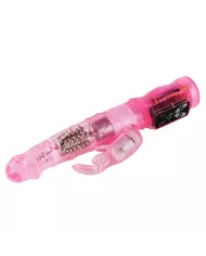 BAILE - MINI ROTATEUR LAPIN ROSE AVEC SUPERSTIMULATEUR BAILE - MINI ROTATEUR LAPIN ROSE AVEC SUPERSTIMULATEUR