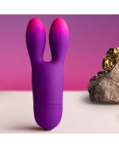 ROCKS-OFF - GLO-GIRL BUNNY VIBRATEUR FLEXIBLE VIOLET