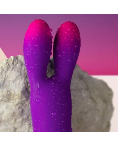 ROCKS-OFF - GLO-GIRL BUNNY VIBRATEUR FLEXIBLE VIOLET