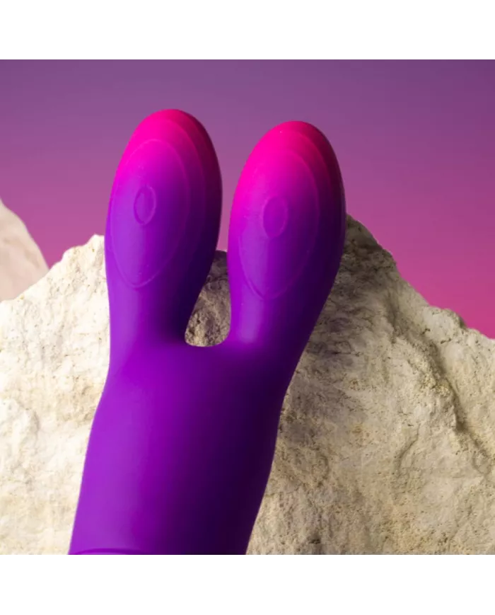 ROCKS-OFF - GLO-GIRL BUNNY VIBRATEUR FLEXIBLE VIOLET