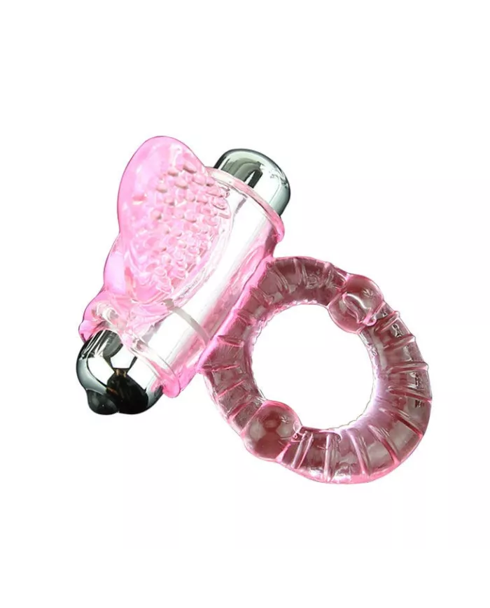 BAILE - ANNEAU PÉNIS VIBRATEUR ROSE SWEET ABS 10 RYTHMES