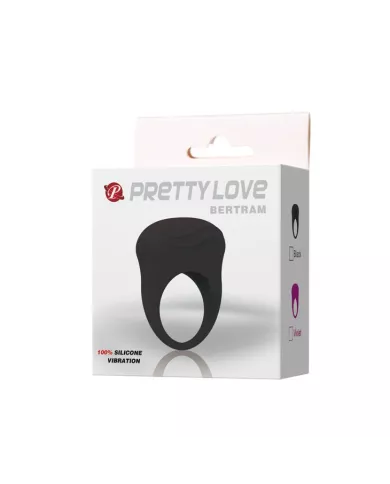 PRETTY LOVE - BERTRAM ANNEAU VIBRATEUR NOIR