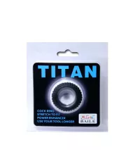 BAILE - COCKRING TITAN NOIR 1.9 CM BAILE - COCKRING TITAN NOIR 1.9 CM