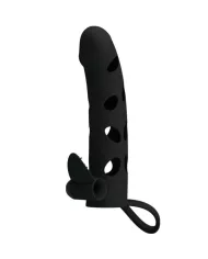 PRETTY LOVE - HOUSSE EN SILICONE AVEC VIBRATION 15.2 CM