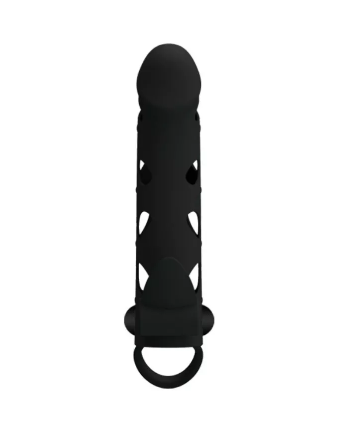 PRETTY LOVE - HOUSSE EN SILICONE AVEC VIBRATION 15.2 CM