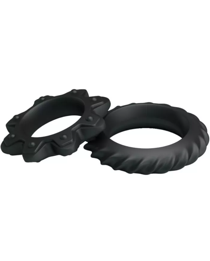 BAILE - KIT 2 ANNEAUX FLEURI EN SILICONE BAILE - KIT 2 ANNEAUX FLEURI EN SILICONE