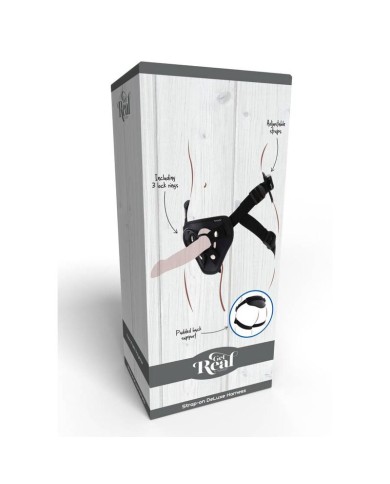 GET REAL - HARNAIS STRAP-ON DELUXE NOIR
