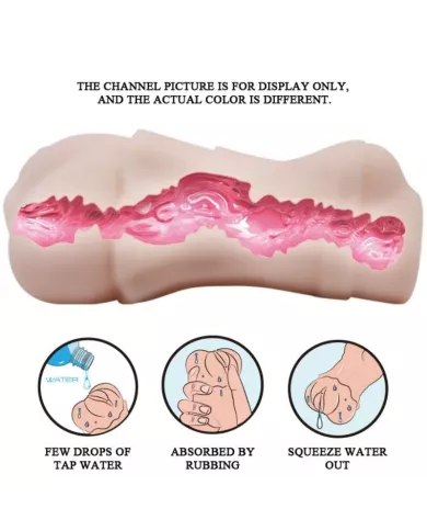 CRAZY BULL - MASTURBADEUR VAGIN PEAU D'EAU AVEC BALLE VIBRANTE 2