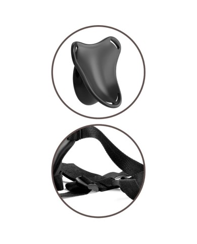 KING COCK - ELITE HARNAIS RÉGLABLE AVEC GODE 15.2 CM POUR DÉBUTANTS