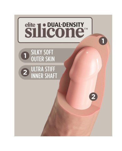 KING COCK - ELITE HARNAIS RÉGLABLE AVEC GODE 15.2 CM POUR DÉBUTANTS