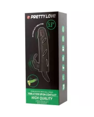 PRETTY LOVE - HOUSSE EN SILICONE AVEC VIBRATION 14 CM 2.0