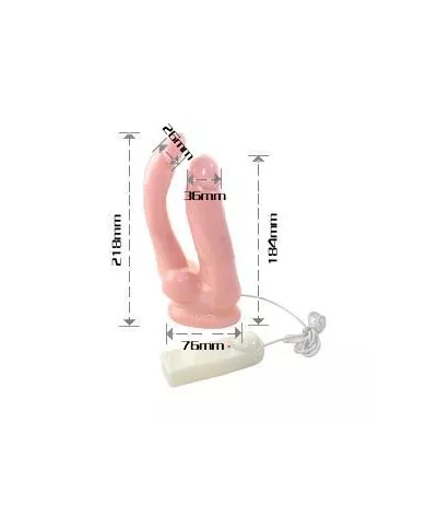 BAILE - PÉNIS RÉALISTE DOUBLE PÉNÉTRATION