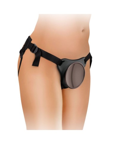 KING COCK - ELITE HARNAIS RÉGLABLE CONFORTABLE AVEC GODE 17.8 CM