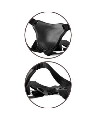 KING COCK - ELITE HARNAIS RÉGLABLE CONFORTABLE AVEC GODE 17.8 CM