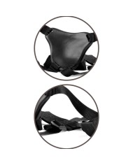 KING COCK - ELITE HARNAIS RÉGLABLE CONFORTABLE AVEC GODE 17.8 CM