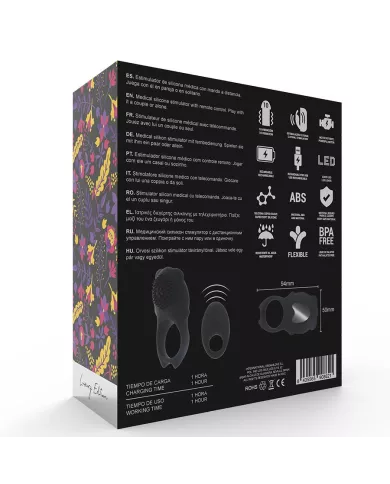 MIA  - TELECOMMANDE COLOSSEO RING NOIR MIA  - TELECOMMANDE COLOSSEO RING NOIR