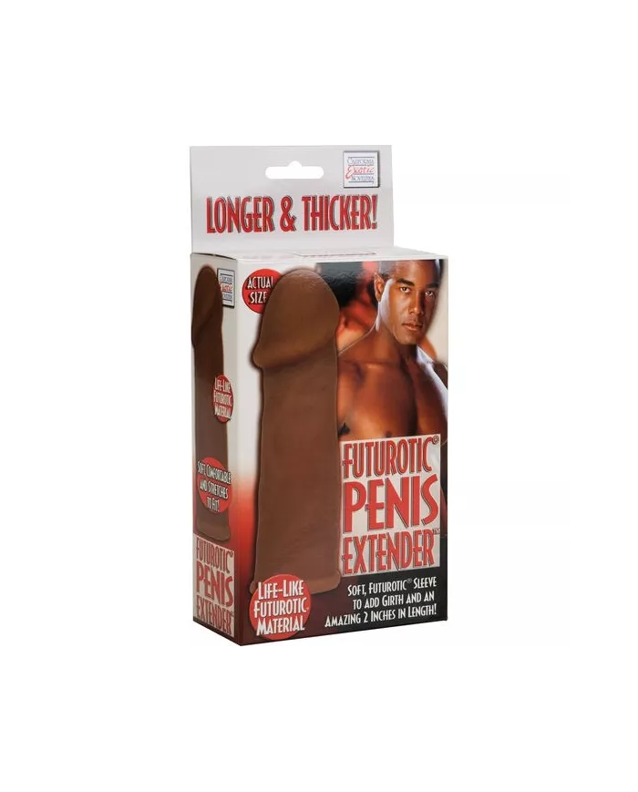 CALEXOTICS - EXTENSION DE PÉNIS FUTUROTIQUE MARRON