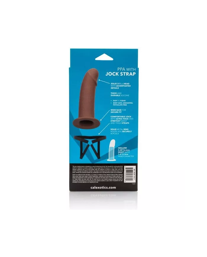 CALEXOTICS - PPA AVEC JOCK STRAP MARRON CALEXOTICS - PPA AVEC JOCK STRAP MARRON