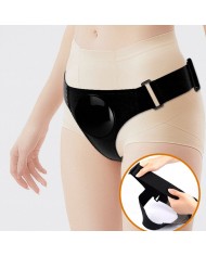 PRETTY LOVE - CULOTTE HARNAIS UNIVERSELLE KYTON AVEC GODE SQUIRTING 19 CM MULATO