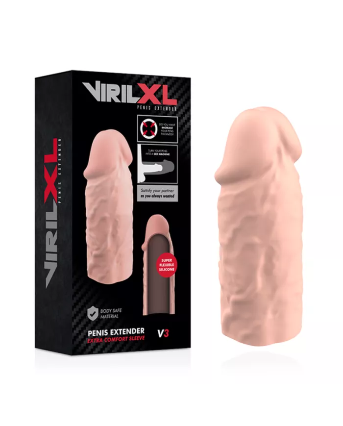 VIRILXL - EXTENSION NATURELLE DU PÉNIS EN SILICONE LIQUIDE V3 VIRILXL - EXTENSION NATURELLE DU PÉNIS EN SILICONE LIQUIDE V3
