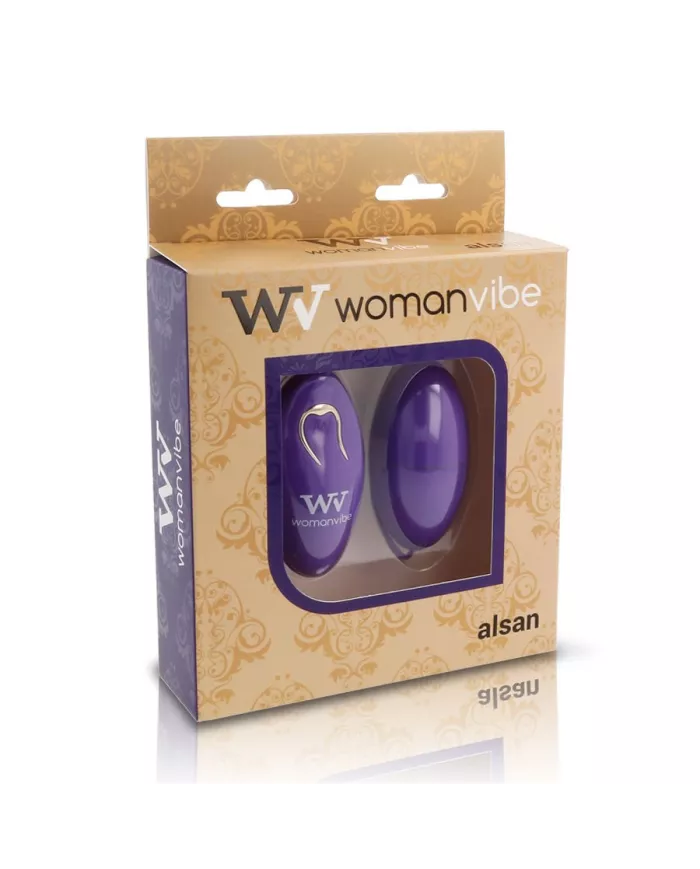 WOMANVIBE - ALSAN EGG TELECOMMANDE SILICONE VIOLET WOMANVIBE - ALSAN EGG TELECOMMANDE SILICONE VIOLET