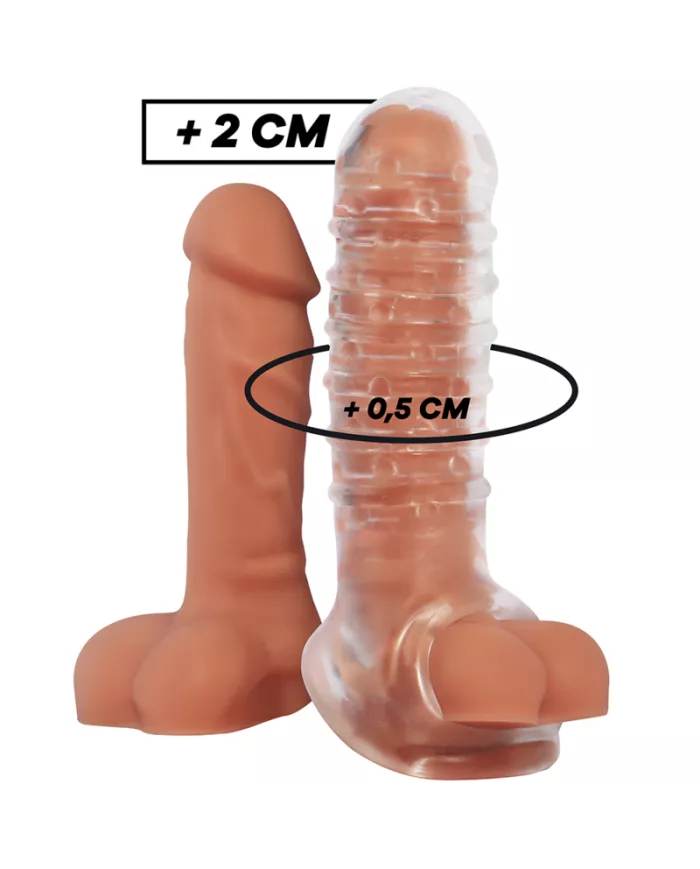 VIRILXL - EXTENSION DE PÉNIS ET GAINE V15 TRANSPARENTE VIRILXL - EXTENSION DE PÉNIS ET GAINE V15 TRANSPARENTE