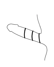 OHMAMA - LOT DE 3 ANNEAUX EN SILICONE NOIR OHMAMA - LOT DE 3 ANNEAUX EN SILICONE NOIR