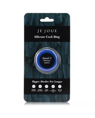JE JOUE - BAGUE SILICONE BLEUE STRANGULATION MINIMUM