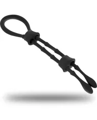 OHMAMA FETISH - ANNEAU CORDON COQ ET TESTICULES EN SILICONE OHMAMA FETISH - ANNEAU CORDON COQ ET TESTICULES EN SILICONE