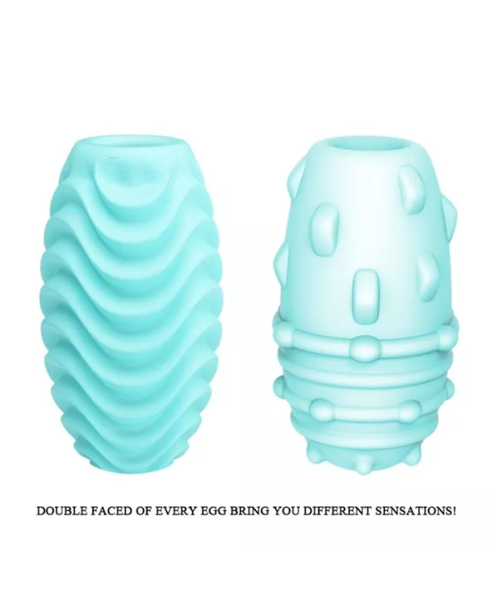 PRETTY LOVE - OEUF MASTURBATEUR DOUBLE FACE TURQUOISE PRETTY LOVE - OEUF MASTURBATEUR DOUBLE FACE TURQUOISE