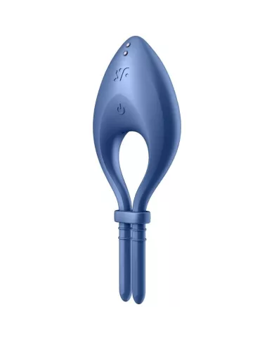 SATISFYER - APPLICATION BULLSEYE RING VIBRATOR BLEU SATISFYER - APPLICATION BULLSEYE RING VIBRATOR BLEU