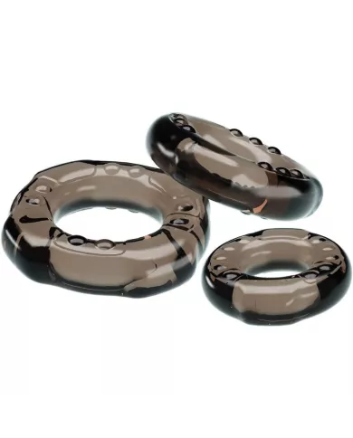 BAILE - COCK RINGS YVONNE ENSEMBLE 3 ANNEAUX PÉNIS