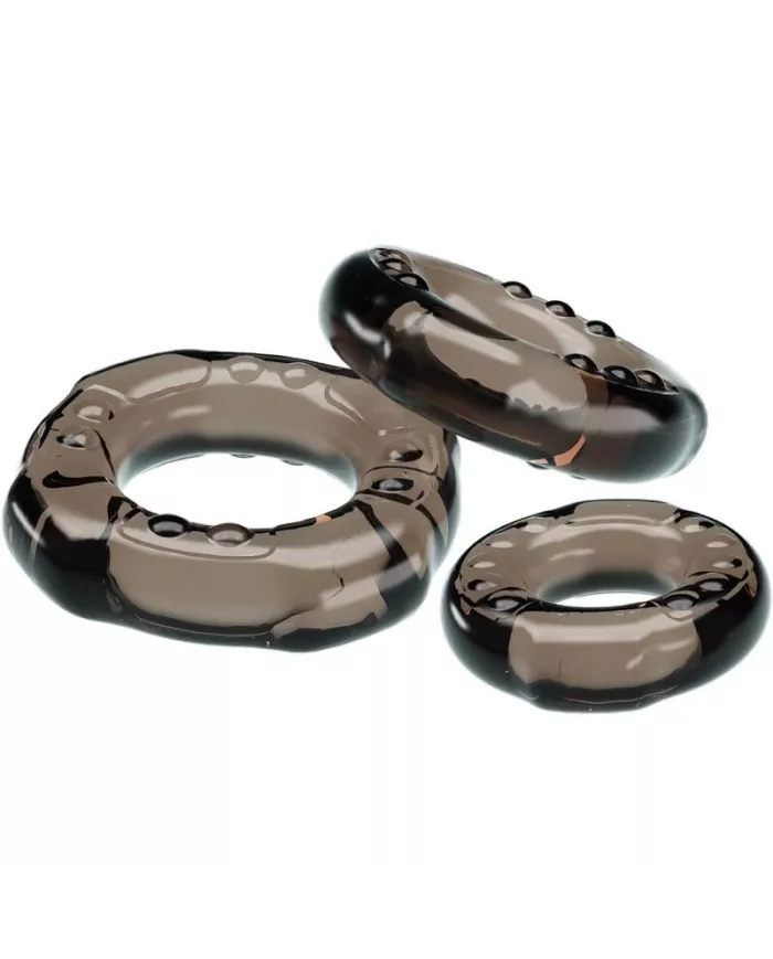 BAILE - COCK RINGS YVONNE ENSEMBLE 3 ANNEAUX PÉNIS