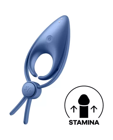 SATISFYER - VIBRATEUR  ANNEAU SNIPER BLEU SATISFYER - VIBRATEUR  ANNEAU SNIPER BLEU