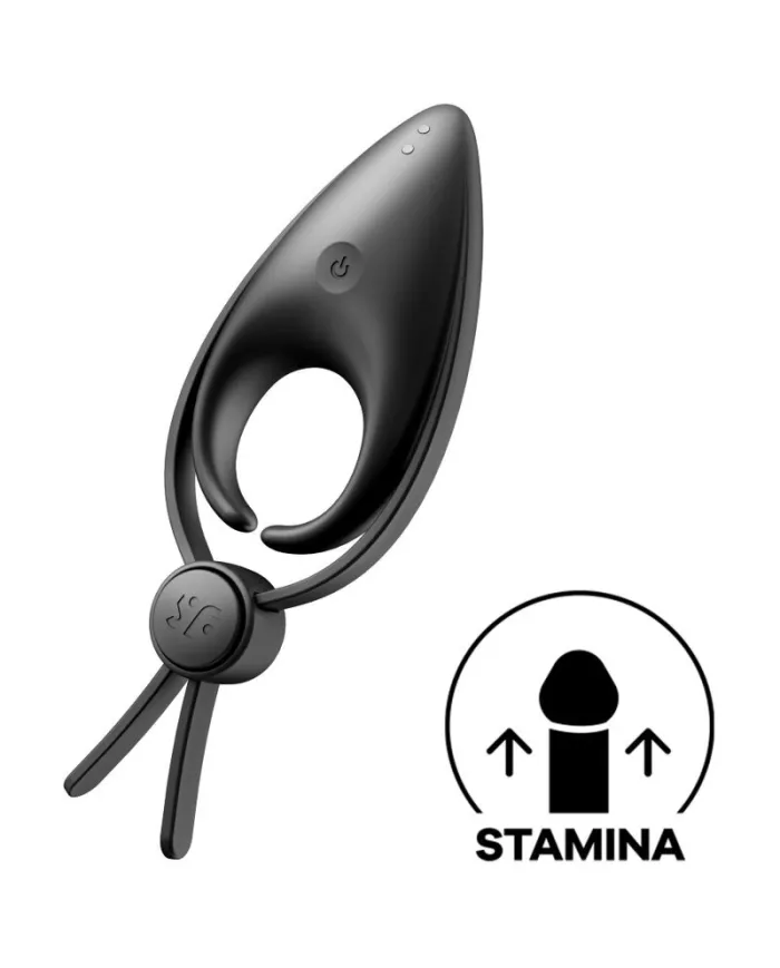 SATISFYER - VIBRATEUR  ANNEAU SNIPER NOIR