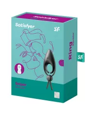 SATISFYER - VIBRATEUR  ANNEAU SNIPER NOIR