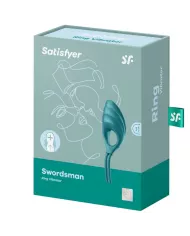 SATISFYER - VIBRATEUR ANNEAU SWORDSMAN VERT SATISFYER - VIBRATEUR ANNEAU SWORDSMAN VERT