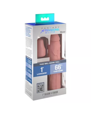 FANTASY X- TENSIONS - MANCHE PIPEDREAMS 17,78 CM + PEAU PLUG 2,54 CM FANTASY X- TENSIONS - MANCHE PIPEDREAMS 17,78 CM + PEAU PLUG 2,54 CM