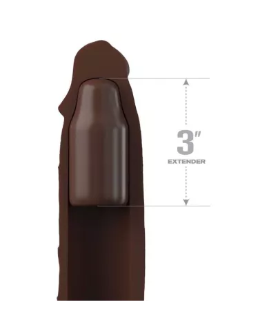 FANTASY X- TENSIONS - PIPEDREAMS SLEEVE 22,86 CM + 7,62 CM PLUG BROWN FANTASY X- TENSIONS - PIPEDREAMS SLEEVE 22,86 CM + 7,62 CM PLUG BROWN