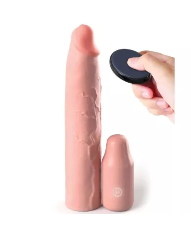 FANTASY X- TENSIONS - PIPEDREAMS MANCHE 22,86 CM + PLUG 7,62 CM REMOTE SKIN FANTASY X- TENSIONS - PIPEDREAMS MANCHE 22,86 CM + PLUG 7,62 CM REMOTE SKIN