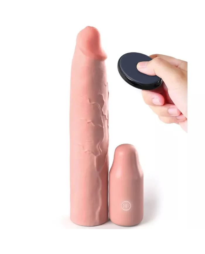 FANTASY X- TENSIONS - PIPEDREAMS MANCHE 22,86 CM + PLUG 7,62 CM REMOTE SKIN FANTASY X- TENSIONS - PIPEDREAMS MANCHE 22,86 CM + PLUG 7,62 CM REMOTE SKIN