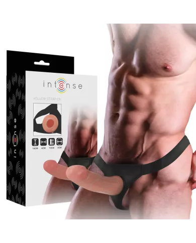 INTENSE - HARNAIS CREUX AVEC GODE 16 X 3 CM INTENSE - HARNAIS CREUX AVEC GODE 16 X 3 CM