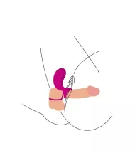 XOCOON - BAGUE STIMULATEUR DE COUPLES FUCHSIA